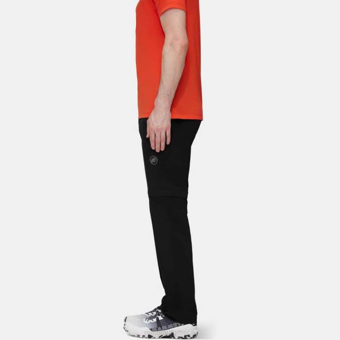 Mammut είδη ένδυσης άνδρες έντονο παντελόνι με φερμουάρ μαύρος J2DJ265