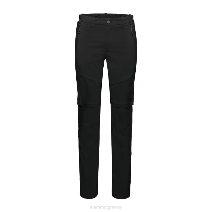 Mammut είδη ένδυσης άνδρες παντελόνι με φερμουάρ πεζοπορίας μαύρος J2DJ266