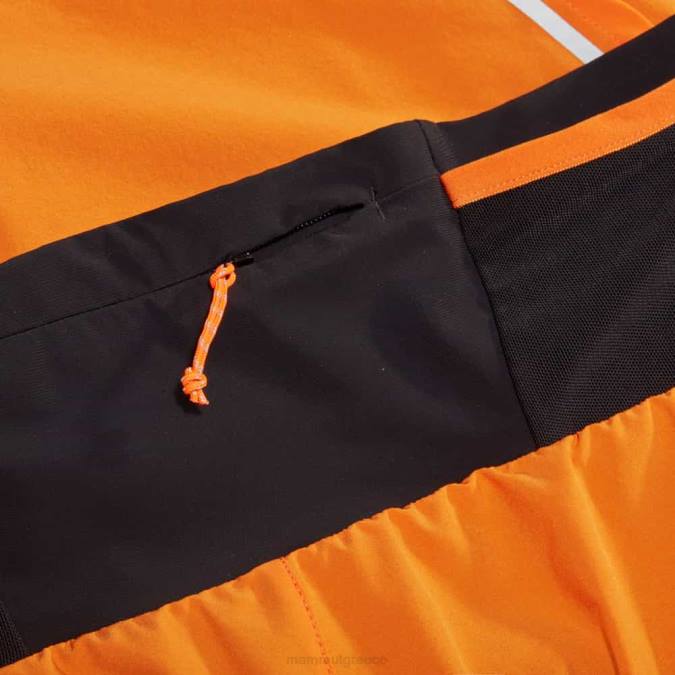 Mammut είδη ένδυσης άνδρες aenergy tr 2 σε 1 σορτς σκούρο μανταρίνι-μαύρο J2DJ974