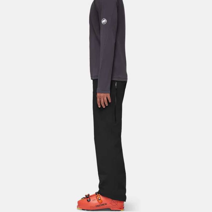 Mammut είδη ένδυσης άνδρες παντελόνι stoney hs μαύρο άσπρο J2DJ1048