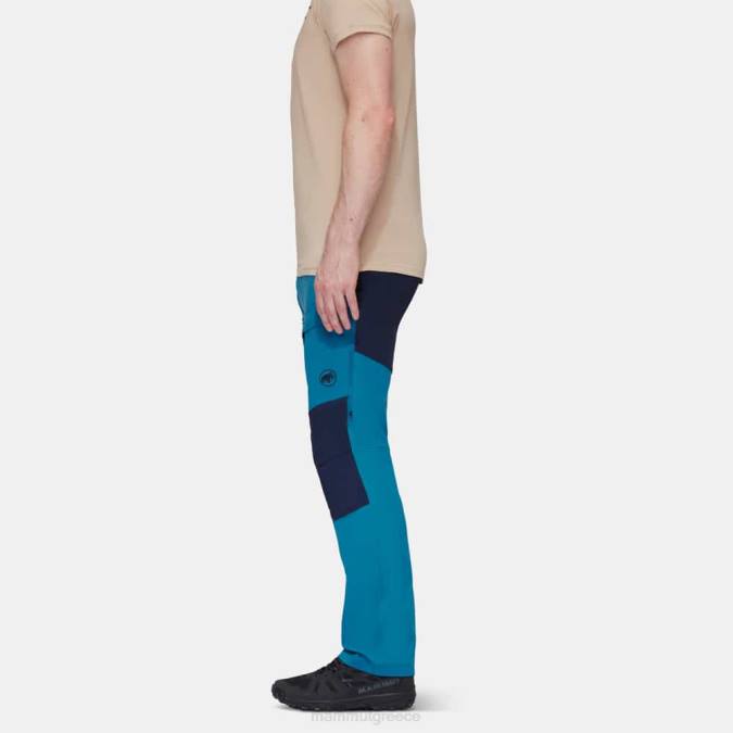 Mammut είδη ένδυσης άνδρες υβριδικό παντελόνι zinal βαθύς πάγος-θαλάσσιος J2DJ972