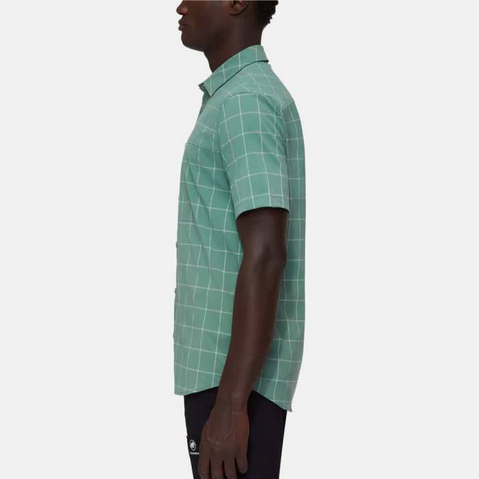 Mammut είδη ένδυσης άνδρες πουκάμισο του βουνού σκούρο νεφρίτη-νεφρίτη J2DJ171