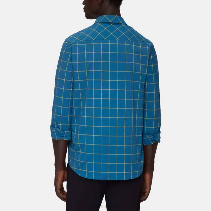 Mammut είδη ένδυσης άνδρες μακρυμάνικο πουκάμισο στο βουνό βαθύς πάγος-highlime J2DJ1029