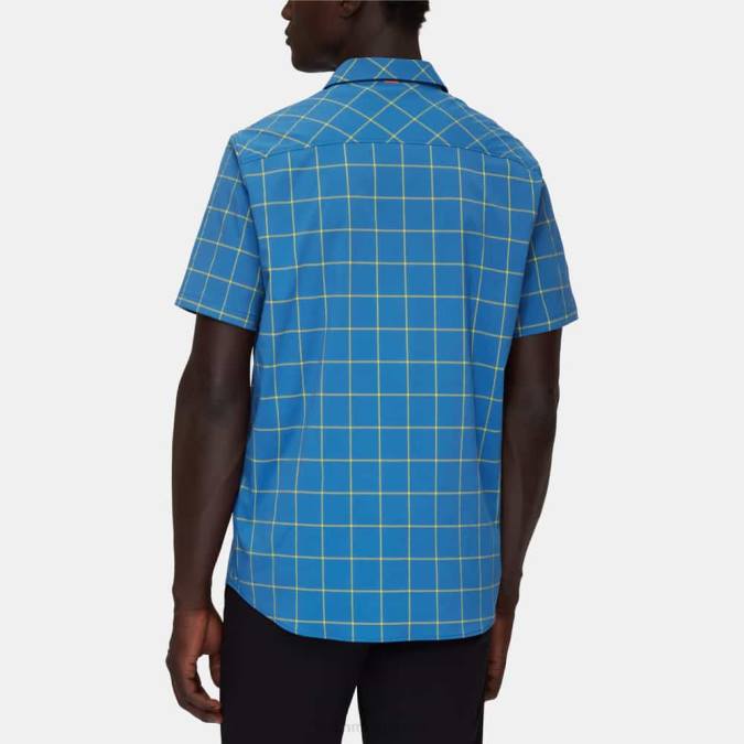 Mammut είδη ένδυσης άνδρες πουκάμισο του βουνού βαθύς πάγος-highlime J2DJ949