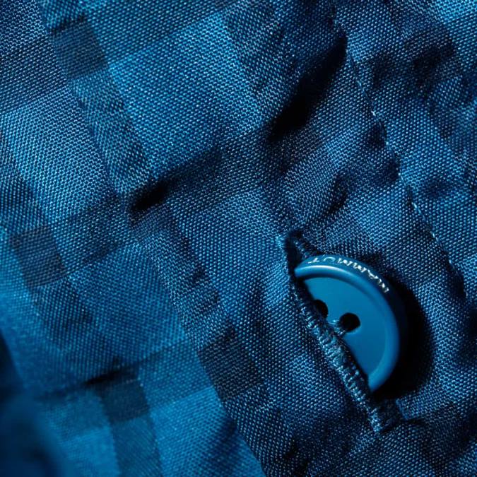 Mammut είδη ένδυσης άνδρες μακρυμάνικο πουκάμισο lenni βαθύς πάγος-θαλάσσιος J2DJ916