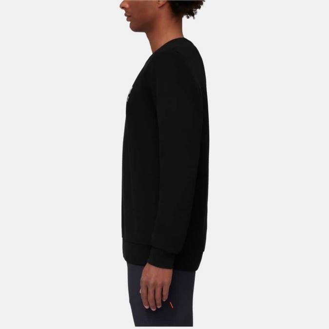 Mammut είδη ένδυσης άνδρες core ml λογότυπο λαιμού πληρώματος μαύρος J2DJ1036