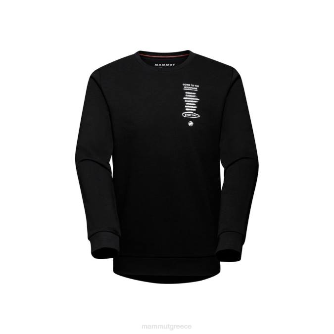 Mammut είδη ένδυσης άνδρες core ml crew neck κάθε μέρα μαύρος J2DJ245