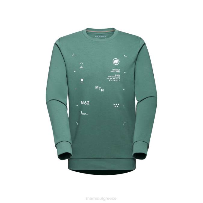 Mammut είδη ένδυσης άνδρες core ml crew neck peak σκούρο νεφρίτη J2DJ144