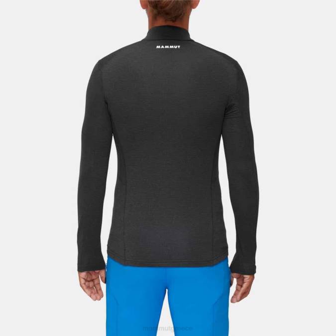 Mammut είδη ένδυσης άνδρες ενεργειακό φως ml μισό φερμουάρ μαύρο-φάντασμα J2DJ937