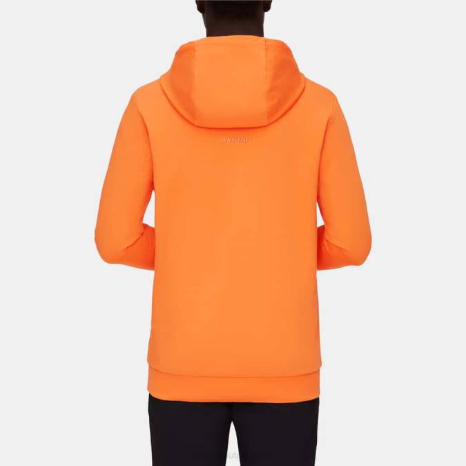 Mammut είδη ένδυσης άνδρες ml λογότυπο hoody σκούρο μανταρίνι J2DJ1111