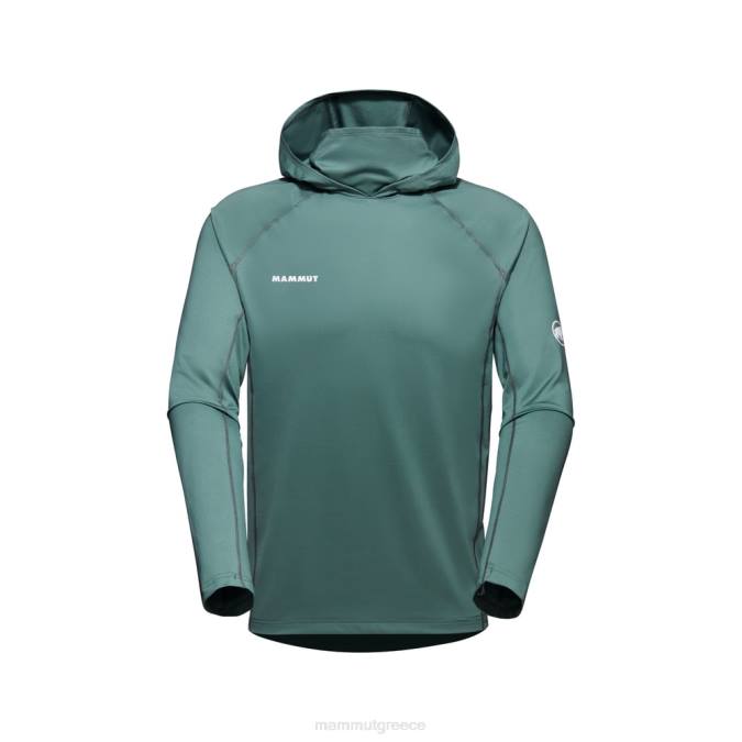 Mammut είδη ένδυσης άνδρες selun fl sun hoody σκούρο νεφρίτη J2DJ2