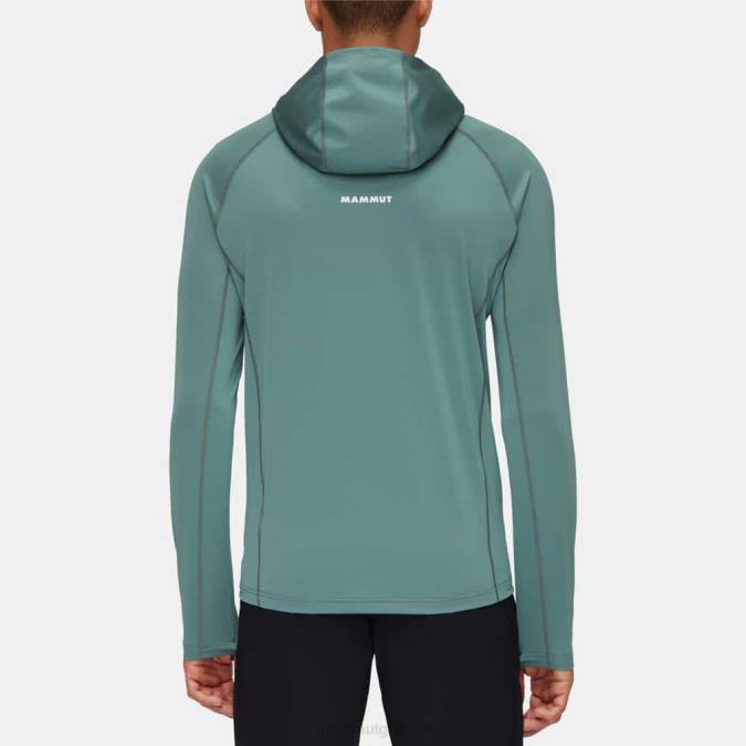 Mammut είδη ένδυσης άνδρες selun fl sun hoody σκούρο νεφρίτη J2DJ2