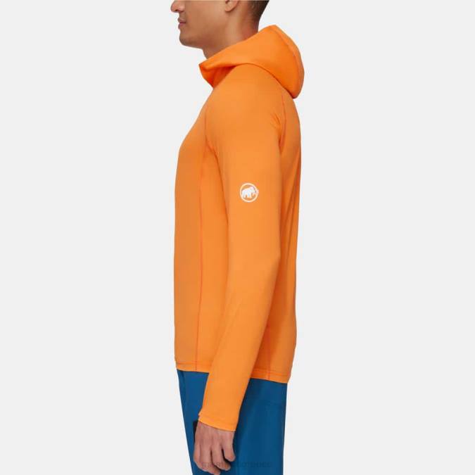 Mammut είδη ένδυσης άνδρες selun fl sun hoody μανταρίνι J2DJ632