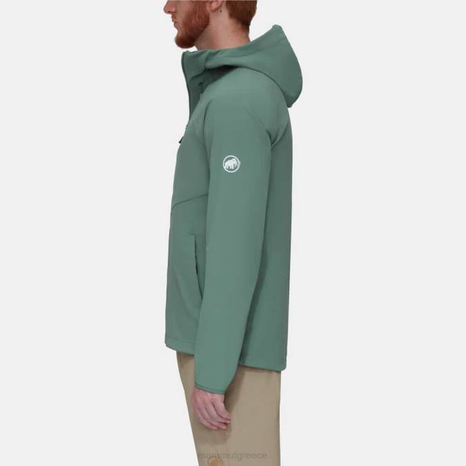 Mammut είδη ένδυσης άνδρες απόλυτη άνεση τόσο σακάκι με κουκούλα σκούρο νεφρίτη J2DJ56