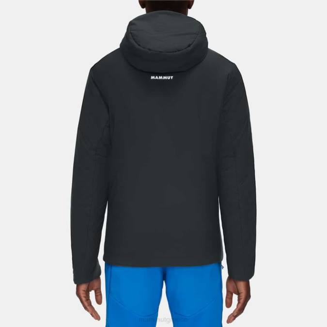 Mammut είδη ένδυσης άνδρες ριμέ σε φλεξ μπουφάν με κουκούλα μαύρο-φάντασμα J2DJ754