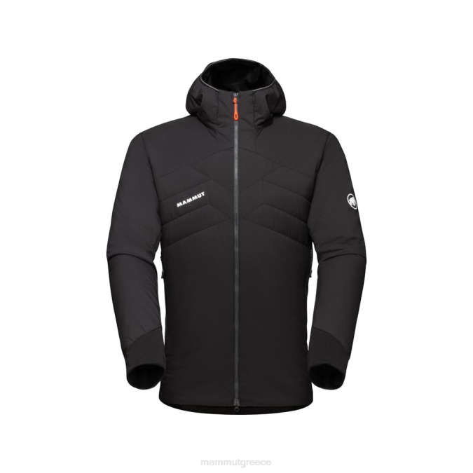 Mammut είδη ένδυσης άνδρες ριμέ φως σε φλεξ μπουφάν με κουκούλα μαύρο-φάντασμα J2DJ757