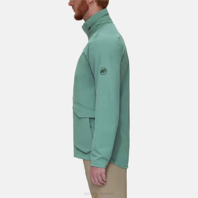 Mammut είδη ένδυσης άνδρες σακάκι με κουκούλα σκούρο νεφρίτη J2DJ777