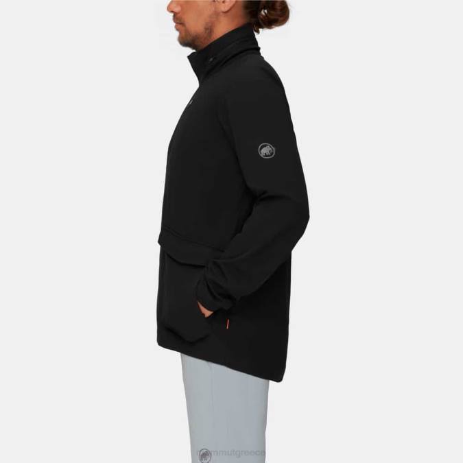 Mammut είδη ένδυσης άνδρες σακάκι με κουκούλα μαύρος J2DJ89