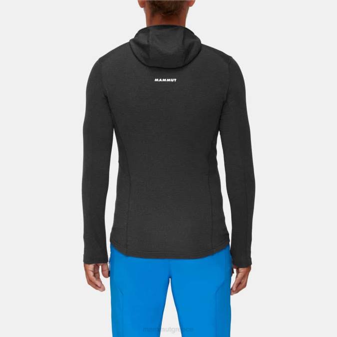 Mammut είδη ένδυσης άνδρες σακάκι aenergy light ml με κουκούλα μαύρο-φάντασμα J2DJ1