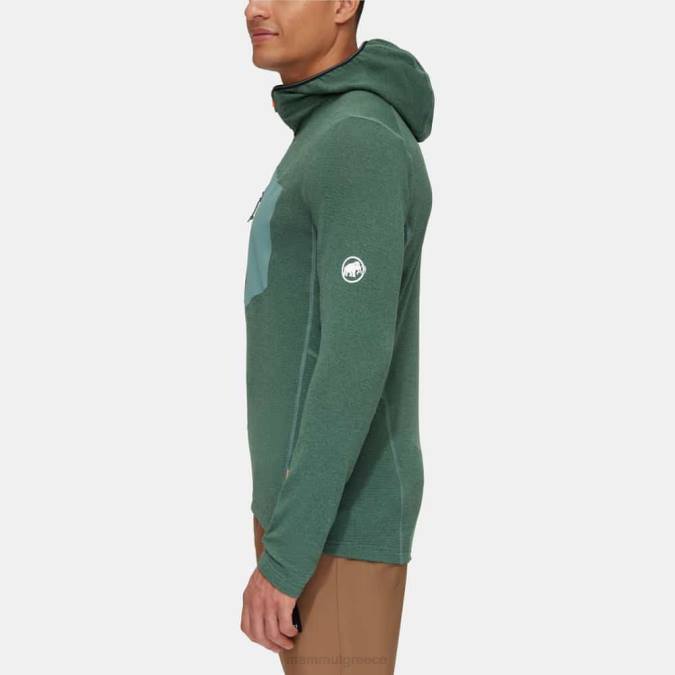 Mammut είδη ένδυσης άνδρες σακάκι aenergy light ml με κουκούλα σκούρο νεφρίτη J2DJ628