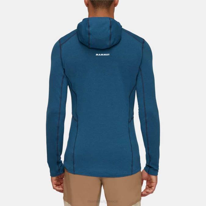 Mammut είδη ένδυσης άνδρες σακάκι aenergy light ml με κουκούλα βαθύς πάγος-θαλάσσιος J2DJ629