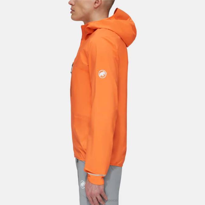 Mammut είδη ένδυσης άνδρες σακάκι aenergy tr hs με κουκούλα σκούρο μανταρίνι J2DJ12