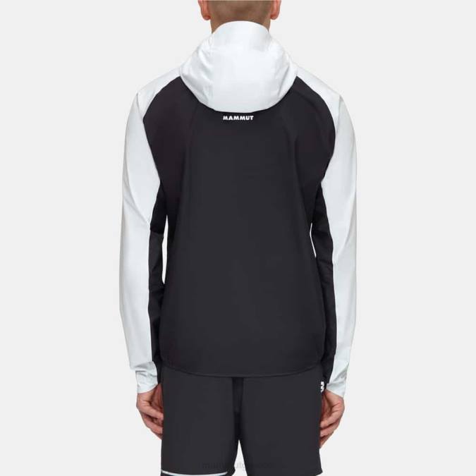 Mammut είδη ένδυσης άνδρες σακάκι aenergy tr hs με κουκούλα μαύρο άσπρο J2DJ659