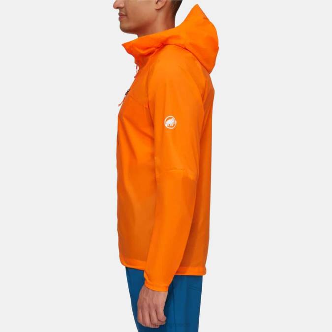 Mammut είδη ένδυσης άνδρες aenergy wb μπουφάν με κουκούλα σκούρο μανταρίνι J2DJ633