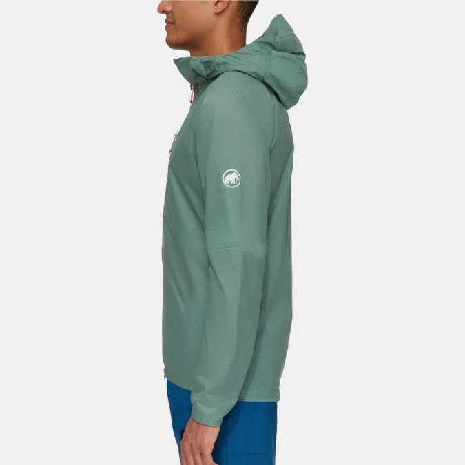 Mammut είδη ένδυσης άνδρες aenergy wb μπουφάν με κουκούλα σκούρο νεφρίτη J2DJ634