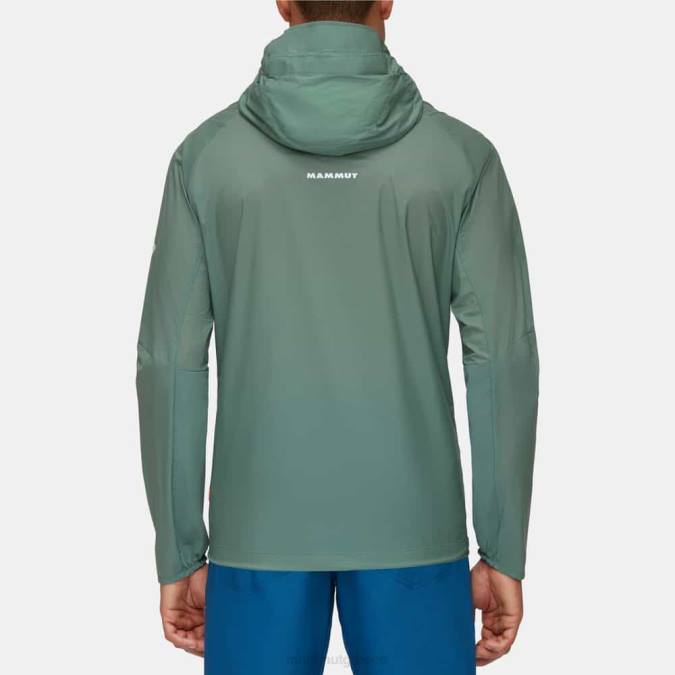 Mammut είδη ένδυσης άνδρες aenergy wb μπουφάν με κουκούλα σκούρο νεφρίτη J2DJ634