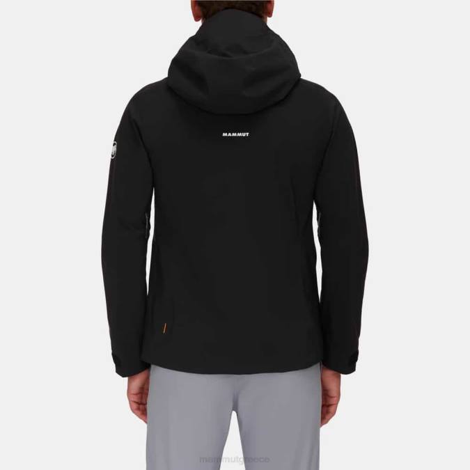 Mammut είδη ένδυσης άνδρες σακάκι alto guide hs με κουκούλα μαύρος J2DJ36