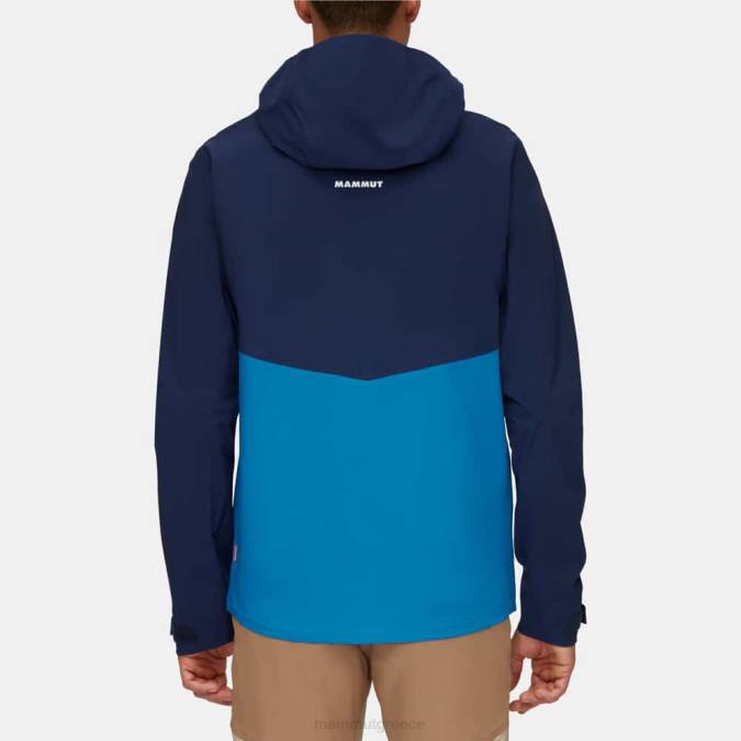 Mammut είδη ένδυσης άνδρες σακάκι alto guide hs με κουκούλα βαθύς πάγος-θαλάσσιος J2DJ699