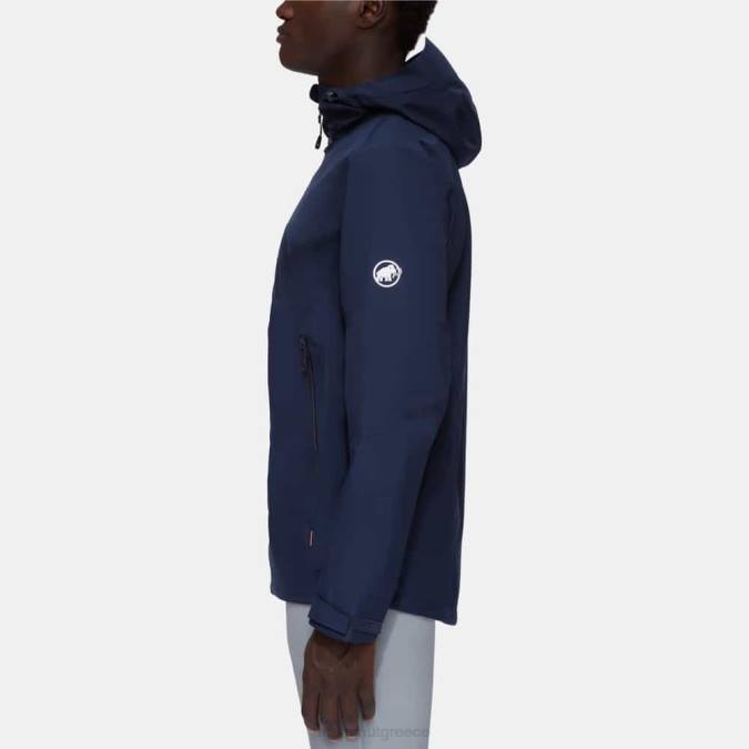 Mammut είδη ένδυσης άνδρες convey tour hs σακάκι με κουκούλα θαλάσσια J2DJ749