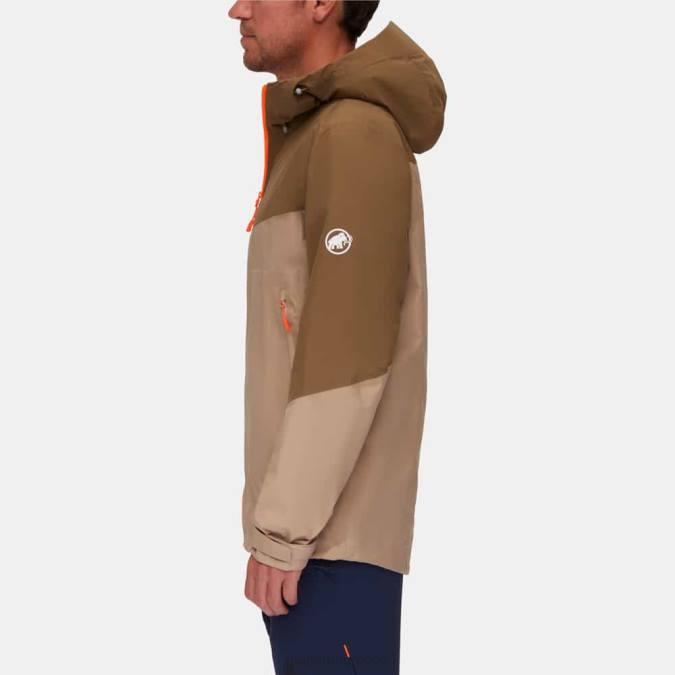 Mammut είδη ένδυσης άνδρες convey tour hs σακάκι με κουκούλα σαφάρι-σκοτεινή άμμος J2DJ750
