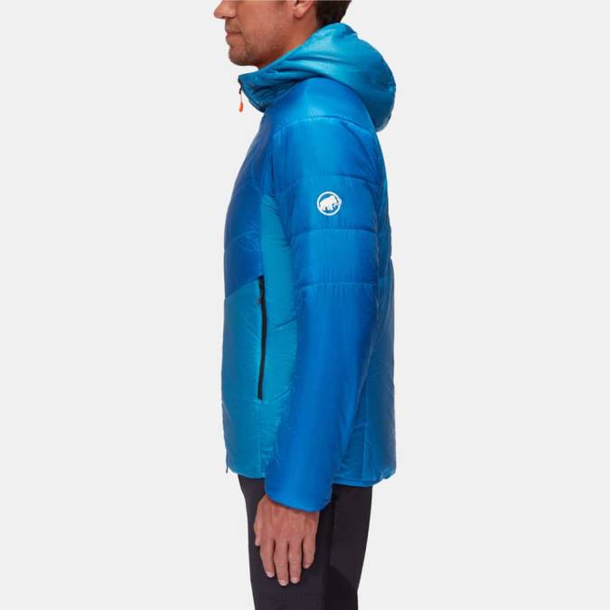 Mammut είδη ένδυσης άνδρες Φωτιστικό eigerjoch με σακάκι με κουκούλα ταρν-αζουρίτης J2DJ8