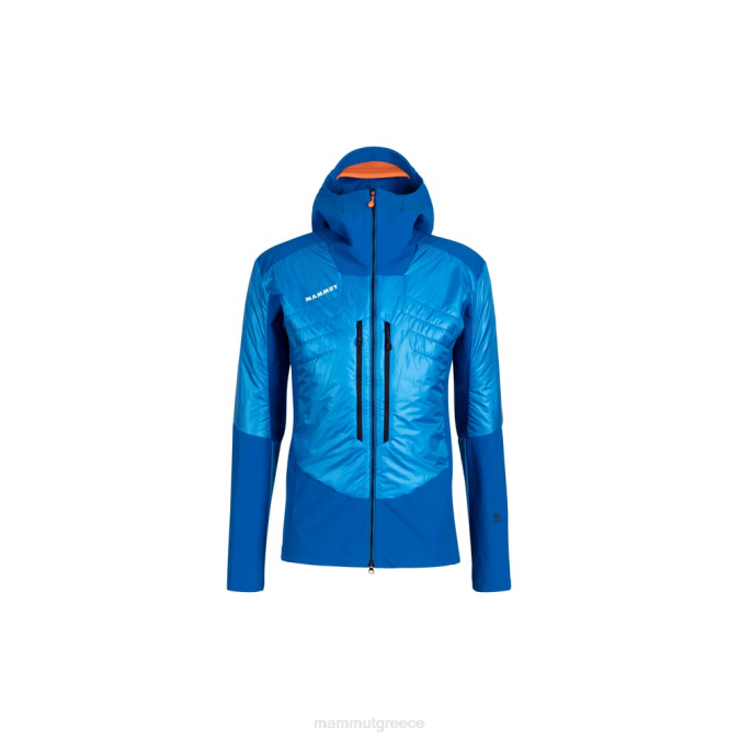 Mammut είδη ένδυσης άνδρες eisfeld τόσο υβριδικό μπουφάν με κουκούλα αζουρίτης J2DJ685