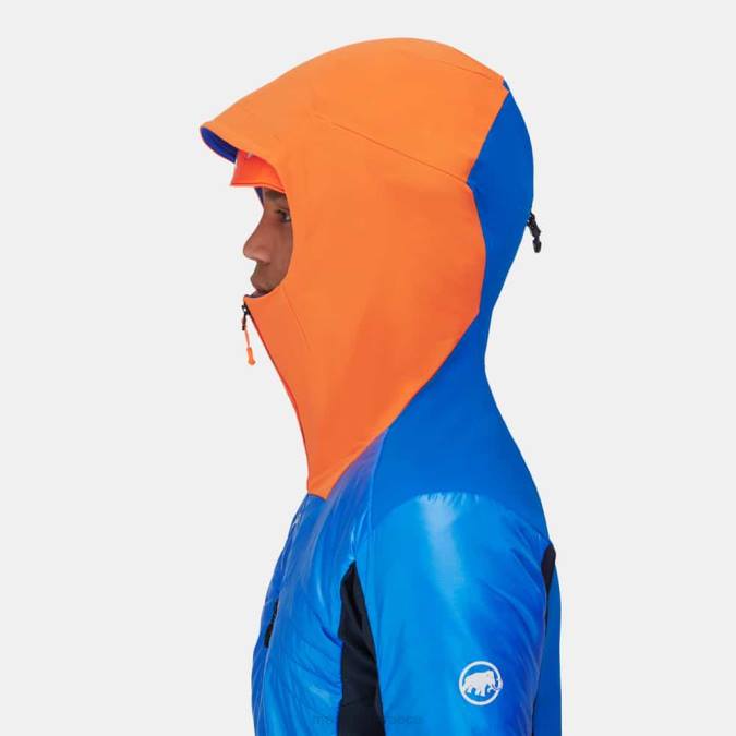 Mammut είδη ένδυσης άνδρες eisfeld τόσο υβριδικό μπουφάν με κουκούλα azurit-νύχτα J2DJ28