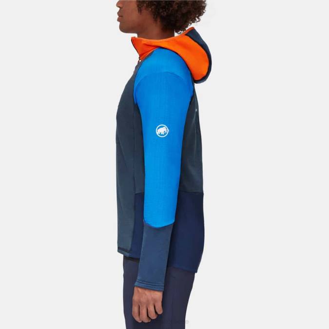 Mammut είδη ένδυσης άνδρες eiswand advanced ml μπουφάν με κουκούλα νύχτα-αζουρίτ J2DJ969