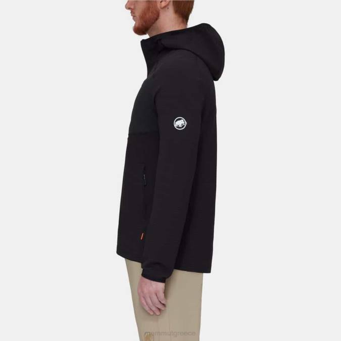 Mammut είδη ένδυσης άνδρες σακάκι madris light ml με κουκούλα μαύρος J2DJ645