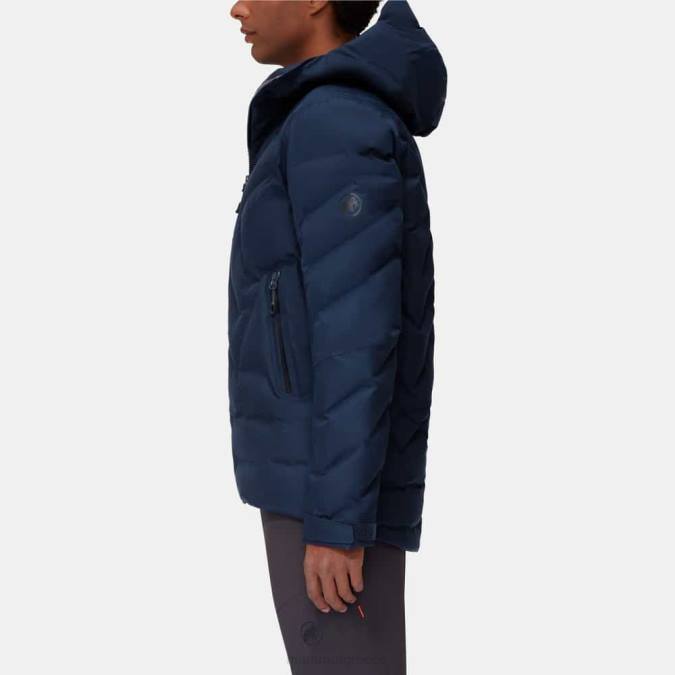 Mammut είδη ένδυσης άνδρες photics hs thermo σακάκι με κουκούλα θαλάσσια J2DJ707