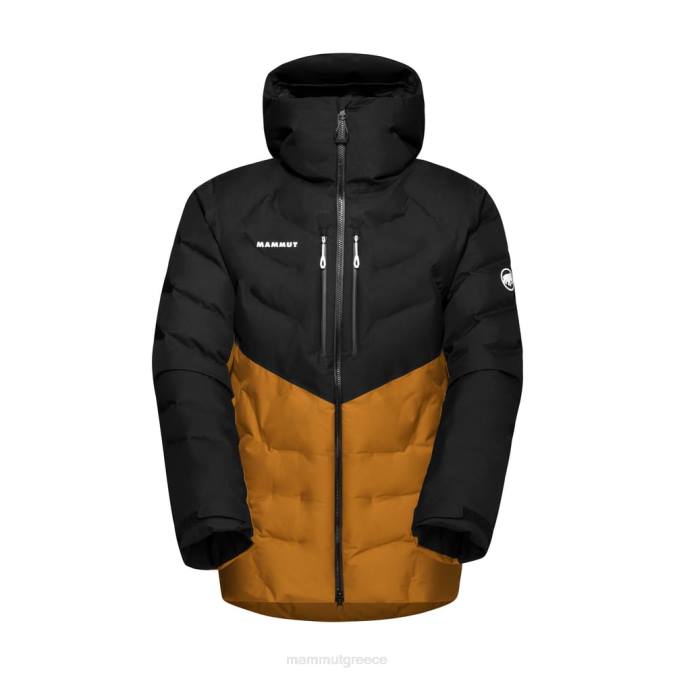 Mammut είδη ένδυσης άνδρες photics ski hs thermo μπουφάν με κουκούλα τσίτα-μαύρο J2DJ31