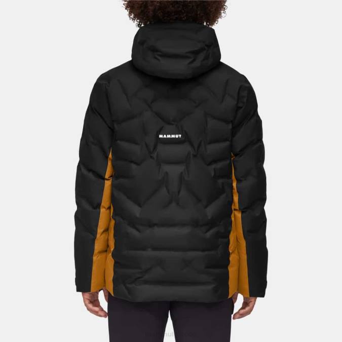 Mammut είδη ένδυσης άνδρες photics ski hs thermo μπουφάν με κουκούλα τσίτα-μαύρο J2DJ31