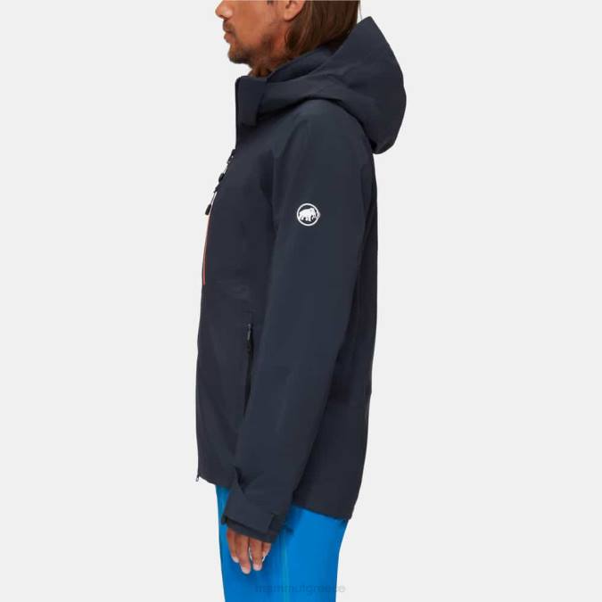 Mammut είδη ένδυσης άνδρες stoney hs μπουφάν θαλασσινό-ζωντανό πορτοκαλί J2DJ752