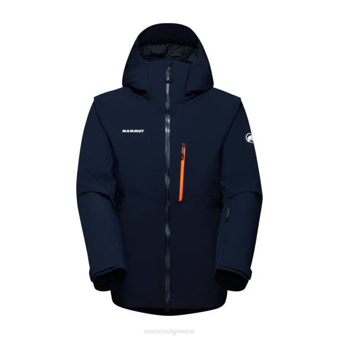Mammut είδη ένδυσης άνδρες stoney hs thermo jacket θαλασσινό-ζωντανό πορτοκαλί J2DJ768