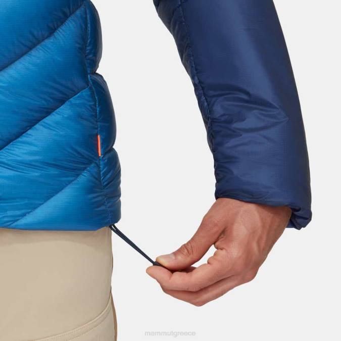 Mammut είδη ένδυσης άνδρες taiss σε σακάκι με κουκούλα βαθύς πάγος-θαλάσσιος J2DJ670