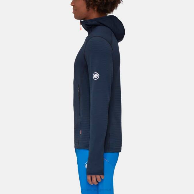 Mammut είδη ένδυσης άνδρες σακάκι taiss light ml με κουκούλα θαλάσσια J2DJ4