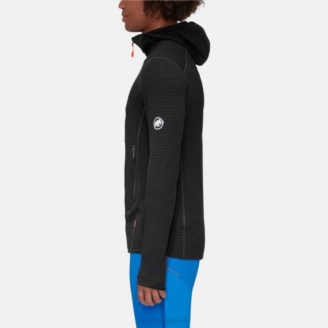 Mammut είδη ένδυσης άνδρες σακάκι taiss light ml με κουκούλα μαύρος J2DJ636