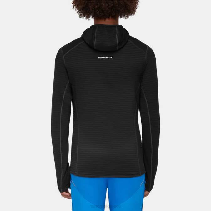 Mammut είδη ένδυσης άνδρες σακάκι taiss light ml με κουκούλα μαύρος J2DJ636