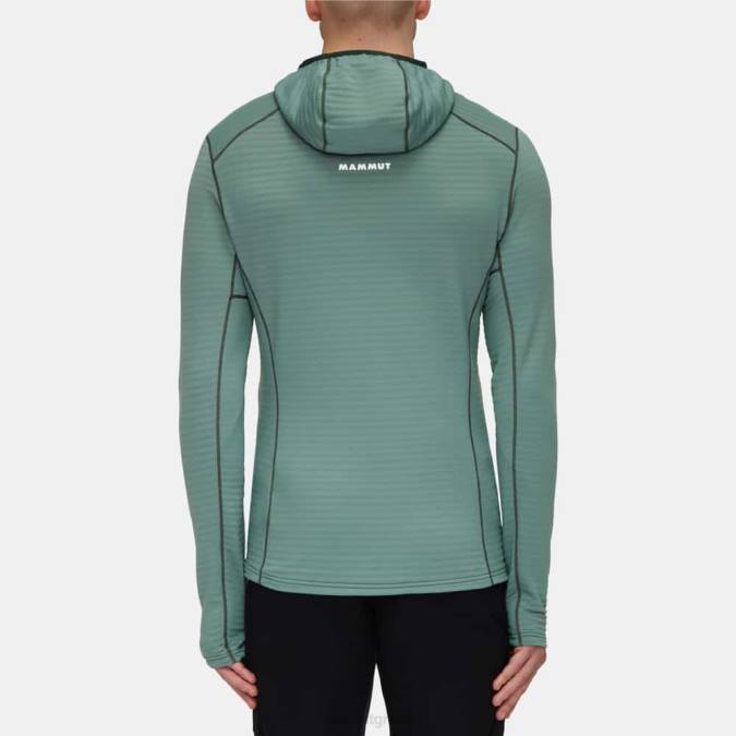 Mammut είδη ένδυσης άνδρες σακάκι taiss light ml με κουκούλα σκούρα ξύλα νεφρίτη J2DJ637