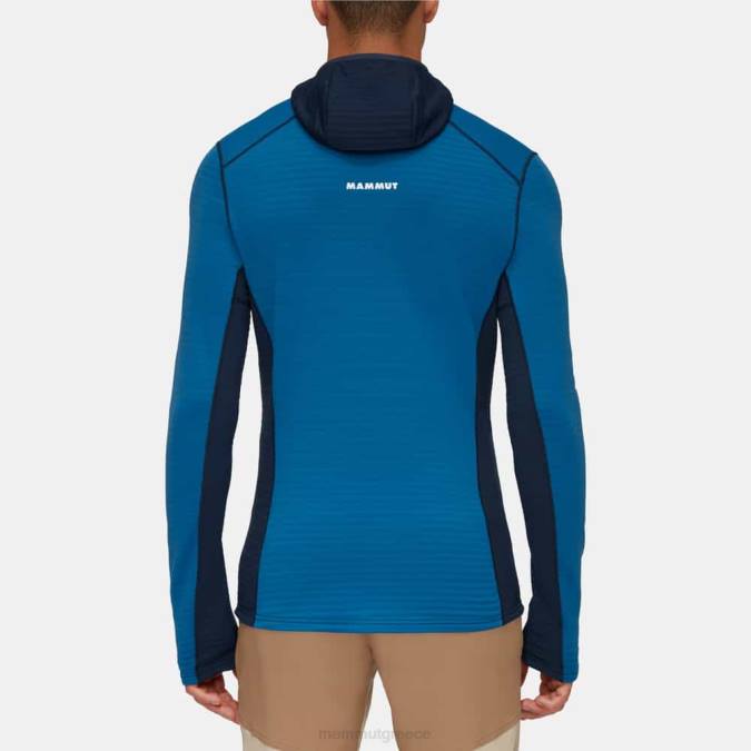 Mammut είδη ένδυσης άνδρες σακάκι taiss light ml με κουκούλα βαθύς πάγος-θαλάσσιος J2DJ638